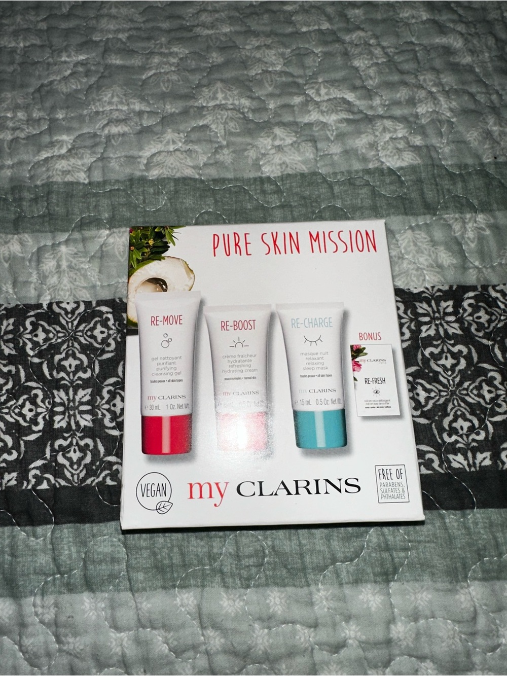 Clarins Pure Skin Mission 3-Pcs Set